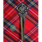 Square Thistle Design Kilt Pin